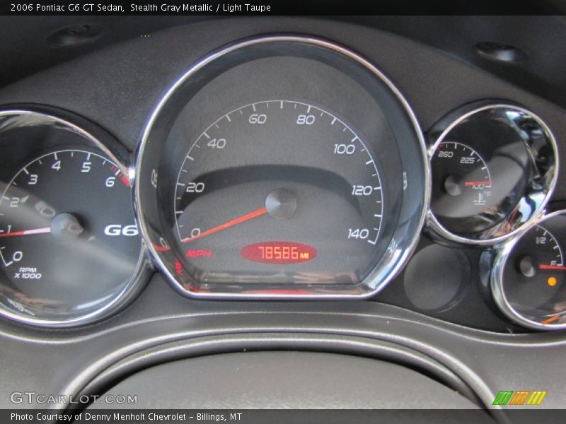 Stealth Gray Metallic / Light Taupe 2006 Pontiac G6 GT Sedan