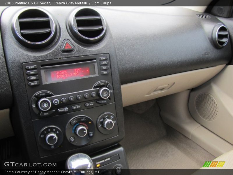 Stealth Gray Metallic / Light Taupe 2006 Pontiac G6 GT Sedan