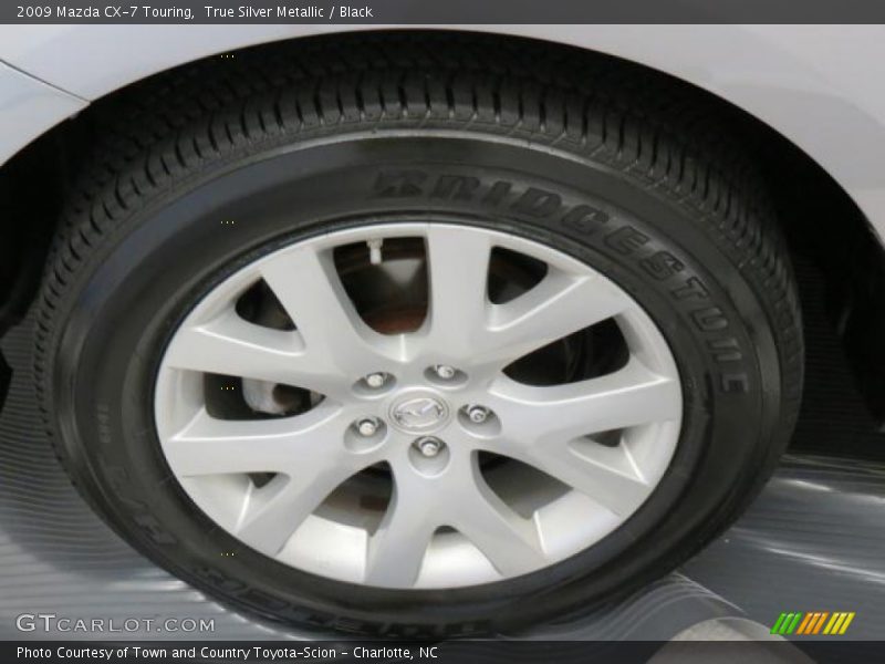 True Silver Metallic / Black 2009 Mazda CX-7 Touring
