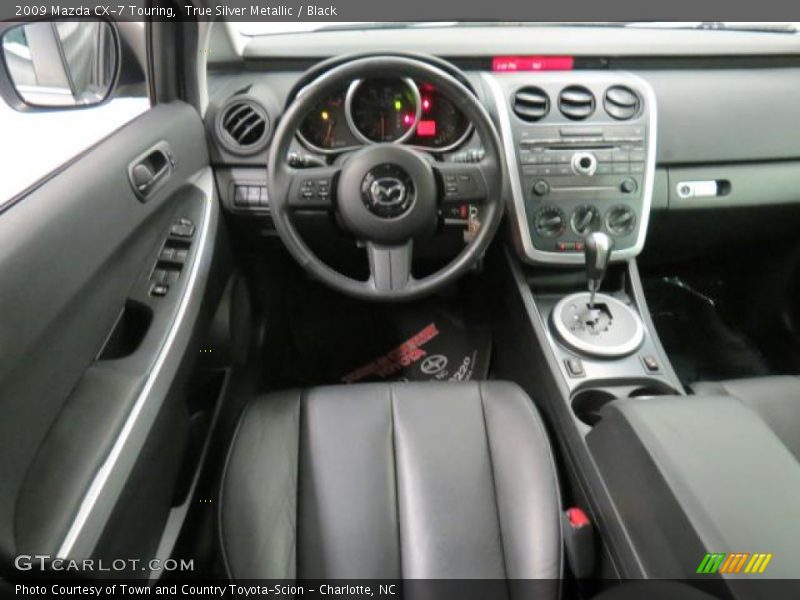 True Silver Metallic / Black 2009 Mazda CX-7 Touring