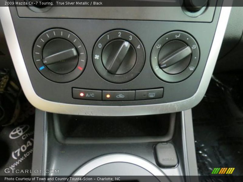 True Silver Metallic / Black 2009 Mazda CX-7 Touring