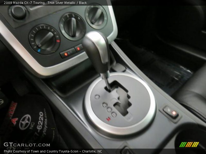 True Silver Metallic / Black 2009 Mazda CX-7 Touring