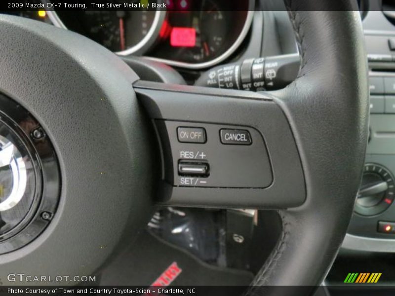 True Silver Metallic / Black 2009 Mazda CX-7 Touring