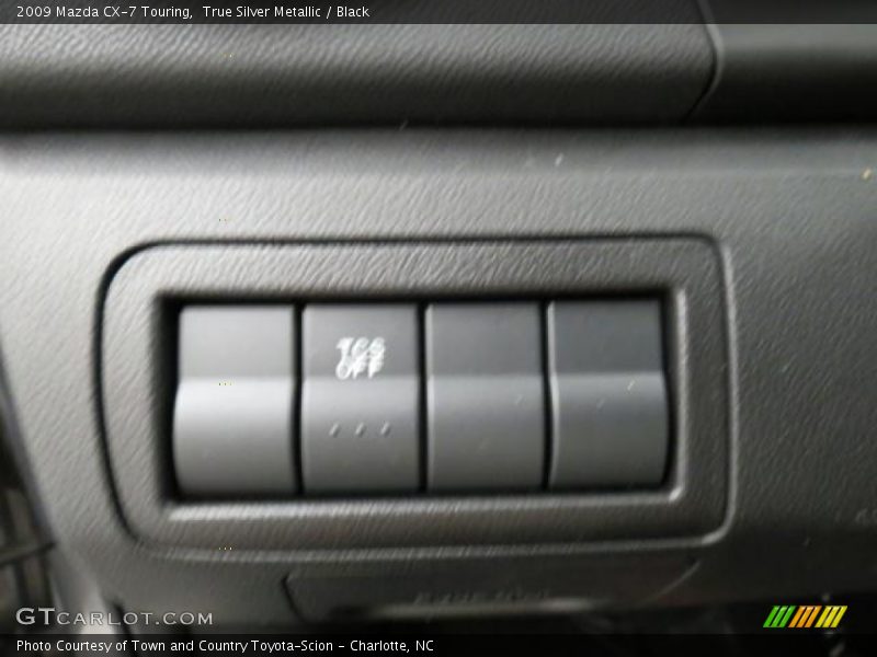 True Silver Metallic / Black 2009 Mazda CX-7 Touring