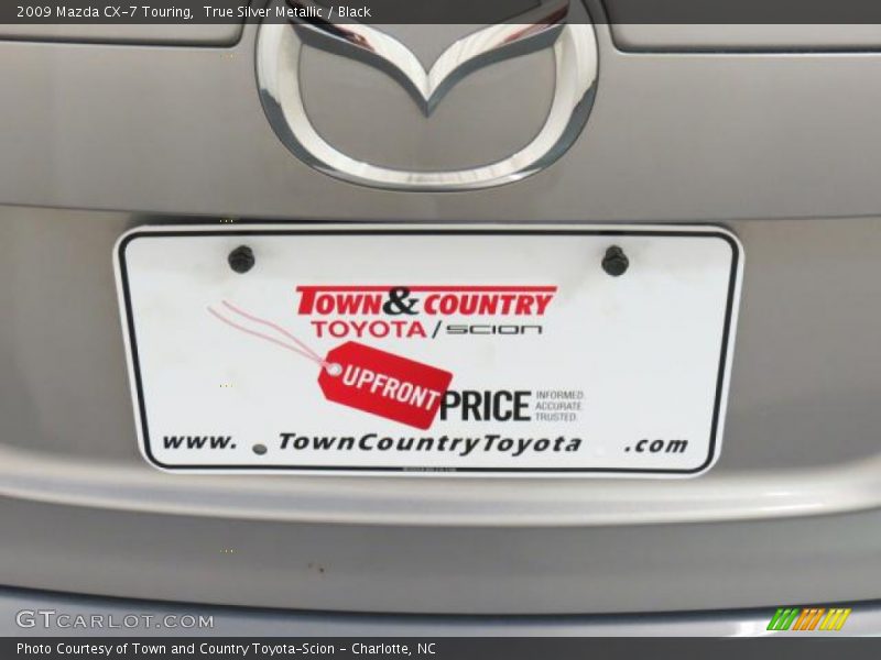 True Silver Metallic / Black 2009 Mazda CX-7 Touring