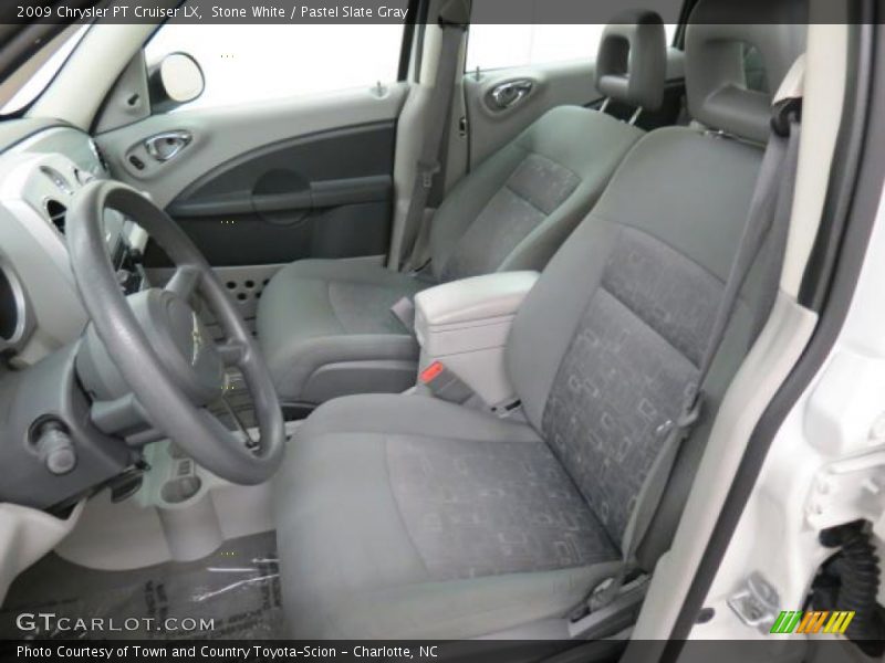 Stone White / Pastel Slate Gray 2009 Chrysler PT Cruiser LX