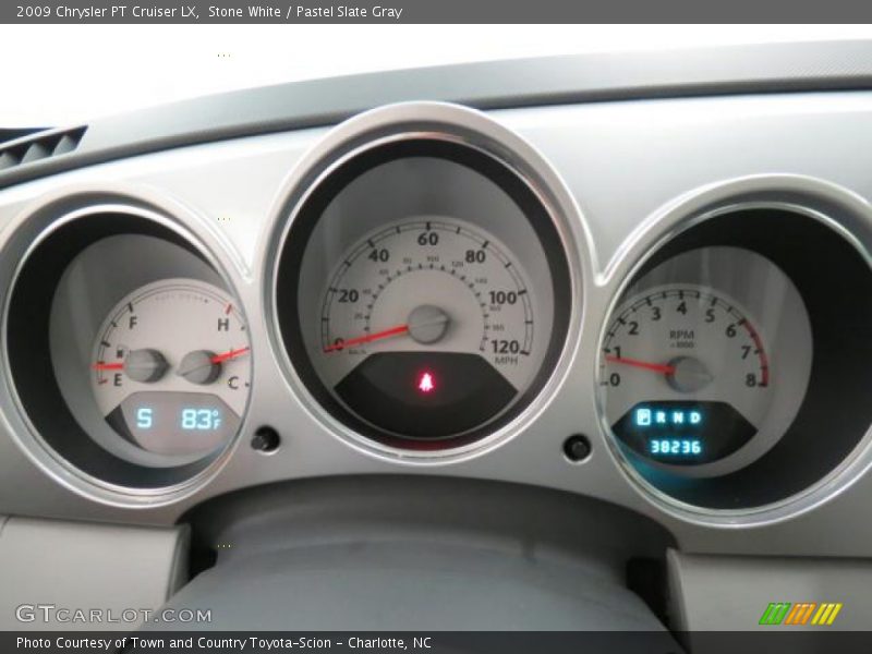 Stone White / Pastel Slate Gray 2009 Chrysler PT Cruiser LX
