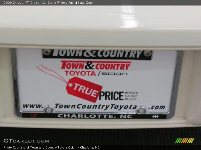 Stone White / Pastel Slate Gray 2009 Chrysler PT Cruiser LX
