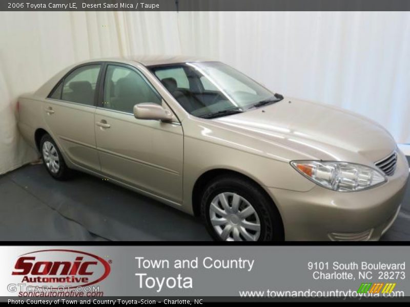 Desert Sand Mica / Taupe 2006 Toyota Camry LE