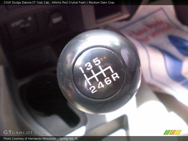 Inferno Red Crystal Pearl / Medium Slate Gray 2006 Dodge Dakota ST Club Cab