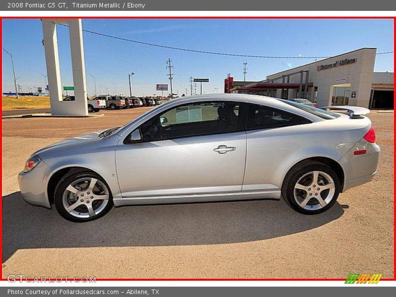 Titanium Metallic / Ebony 2008 Pontiac G5 GT