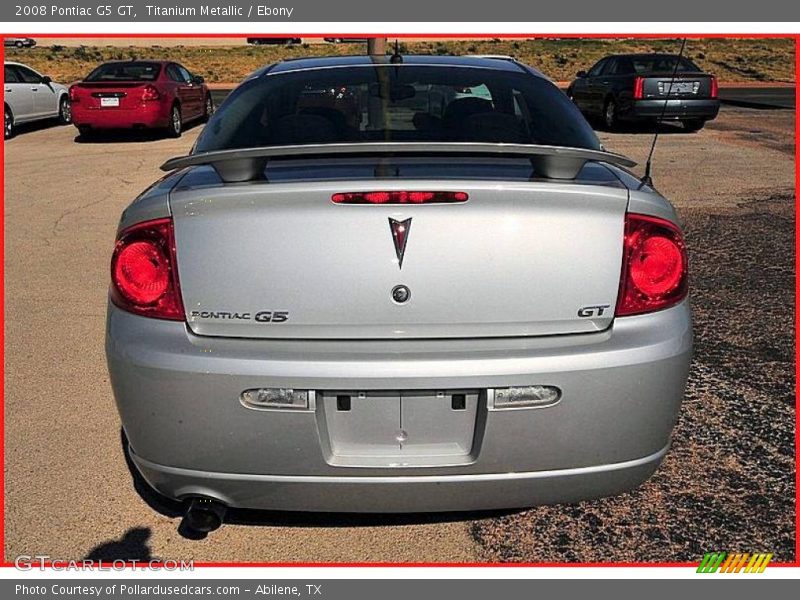 Titanium Metallic / Ebony 2008 Pontiac G5 GT