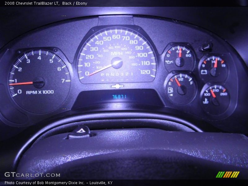 Black / Ebony 2008 Chevrolet TrailBlazer LT