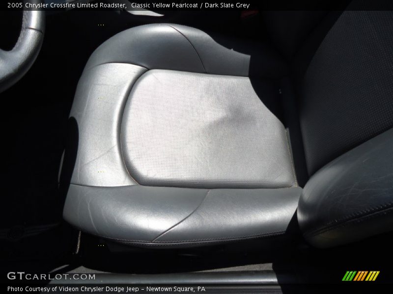 Classic Yellow Pearlcoat / Dark Slate Grey 2005 Chrysler Crossfire Limited Roadster