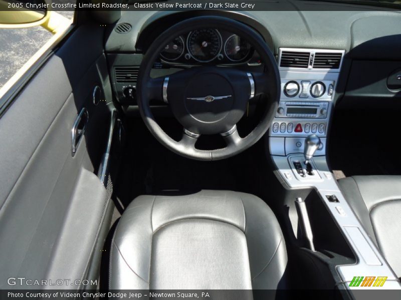Classic Yellow Pearlcoat / Dark Slate Grey 2005 Chrysler Crossfire Limited Roadster