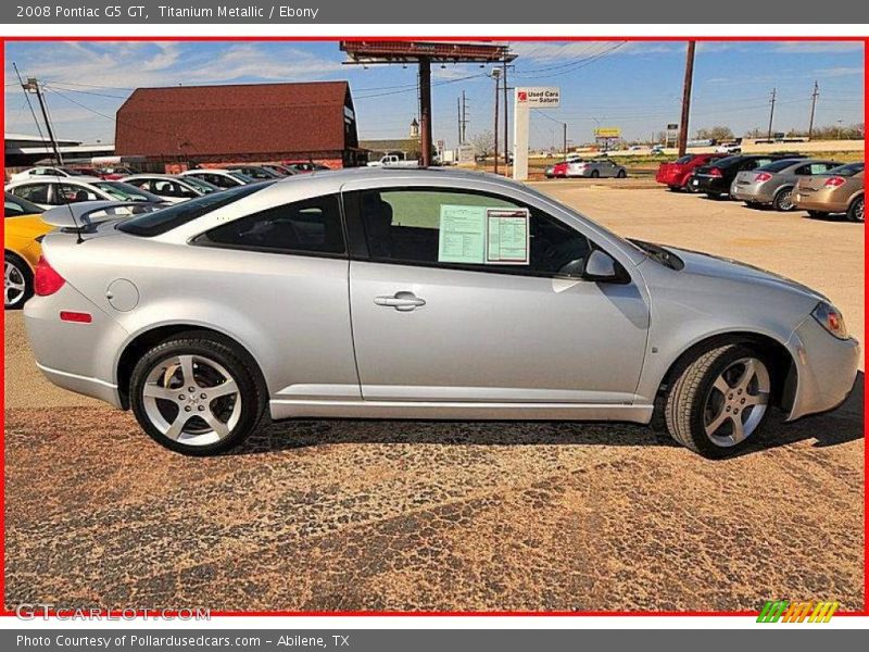 Titanium Metallic / Ebony 2008 Pontiac G5 GT