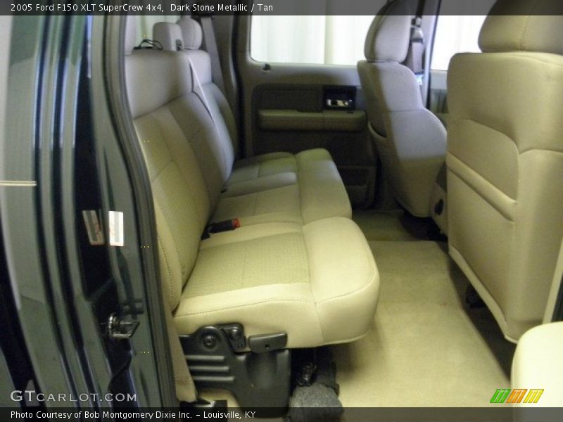 Dark Stone Metallic / Tan 2005 Ford F150 XLT SuperCrew 4x4