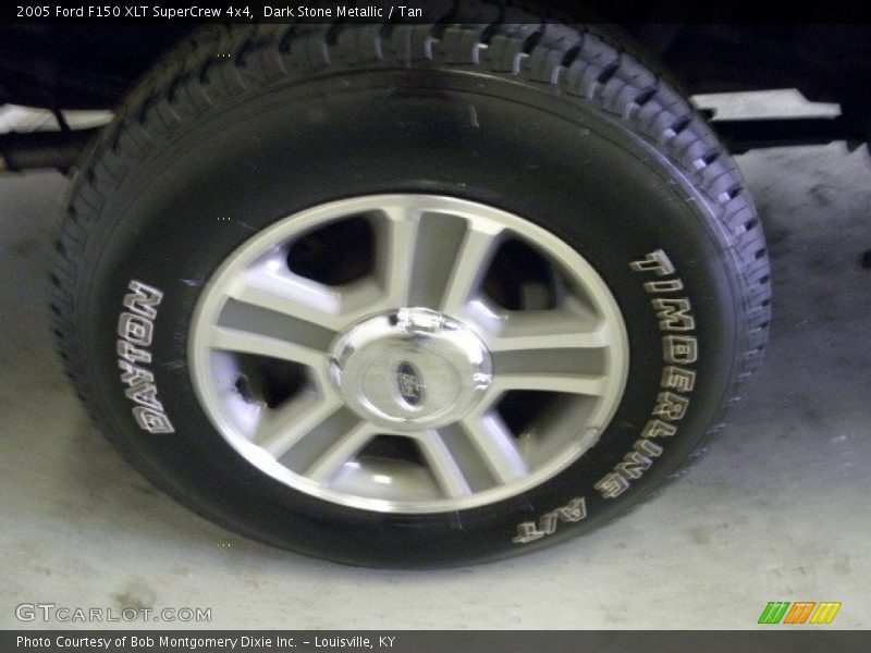 Dark Stone Metallic / Tan 2005 Ford F150 XLT SuperCrew 4x4