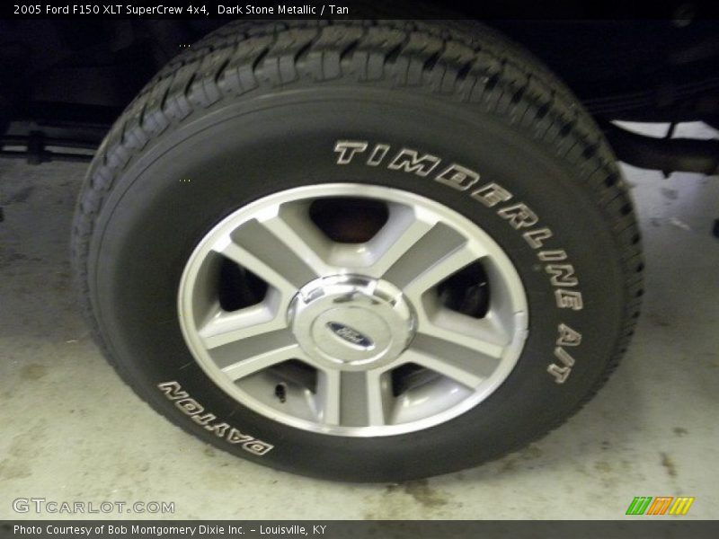 Dark Stone Metallic / Tan 2005 Ford F150 XLT SuperCrew 4x4