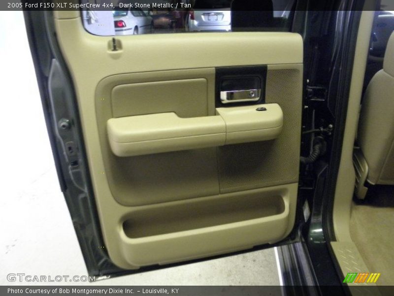 Dark Stone Metallic / Tan 2005 Ford F150 XLT SuperCrew 4x4
