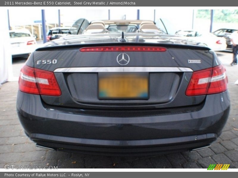Steel Grey Metallic / Almond/Mocha 2011 Mercedes-Benz E 550 Cabriolet