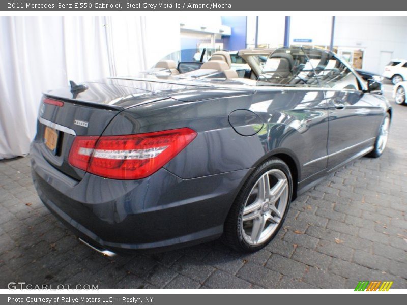 Steel Grey Metallic / Almond/Mocha 2011 Mercedes-Benz E 550 Cabriolet