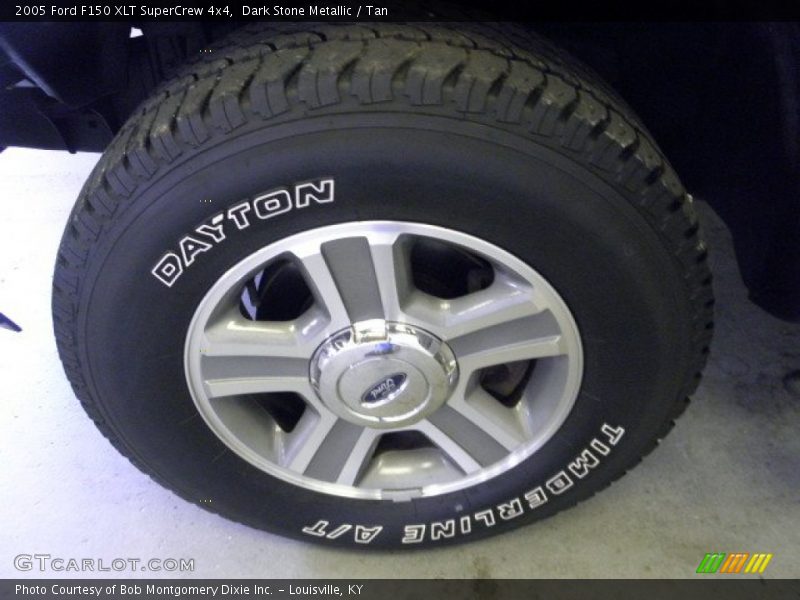Dark Stone Metallic / Tan 2005 Ford F150 XLT SuperCrew 4x4