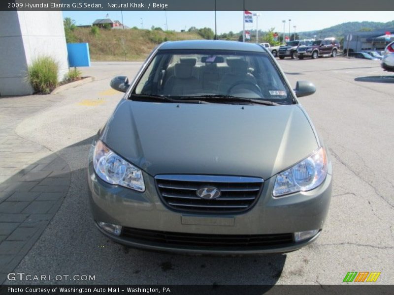 Natural Khaki / Beige 2009 Hyundai Elantra GLS Sedan