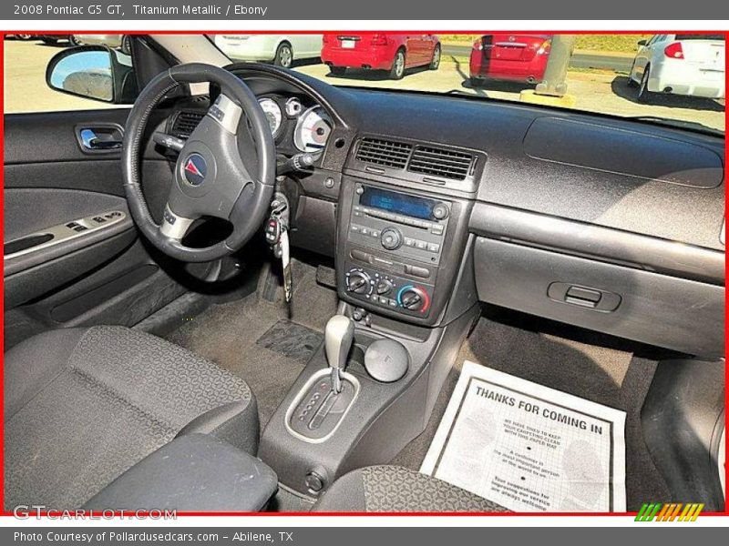 Titanium Metallic / Ebony 2008 Pontiac G5 GT
