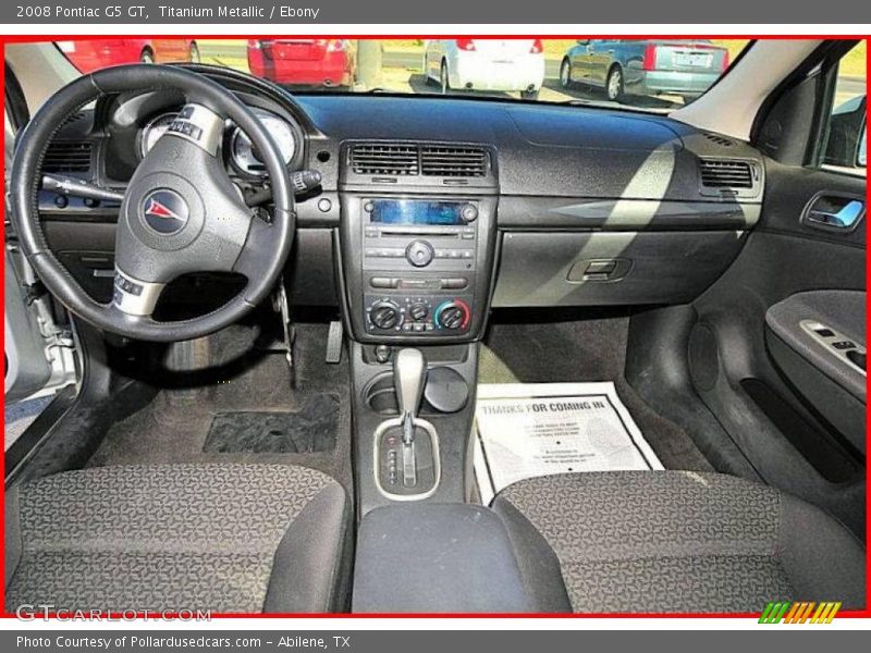 Titanium Metallic / Ebony 2008 Pontiac G5 GT
