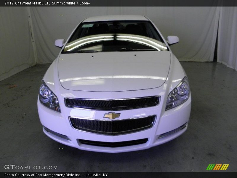 Summit White / Ebony 2012 Chevrolet Malibu LT