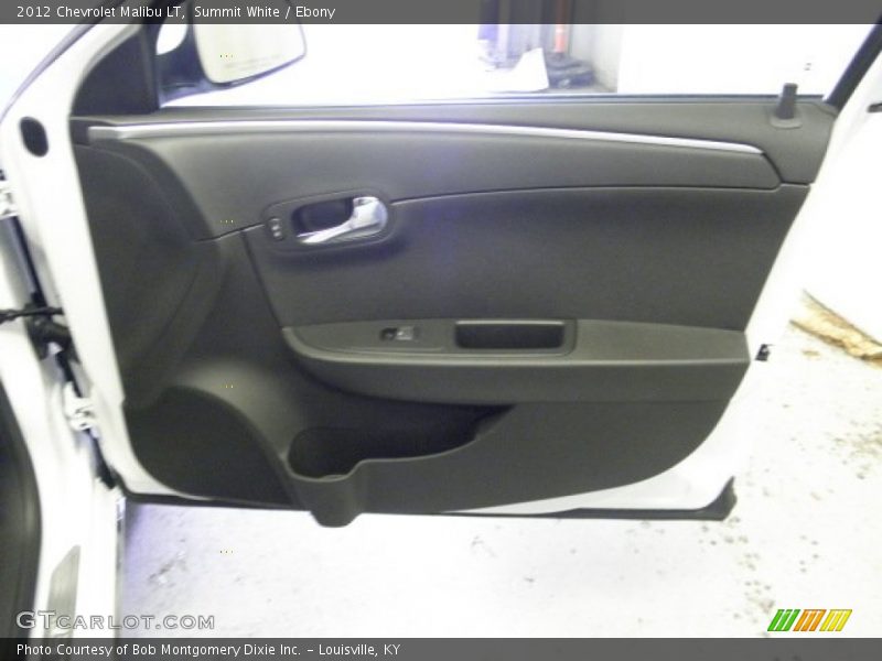 Summit White / Ebony 2012 Chevrolet Malibu LT