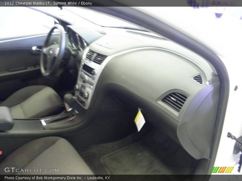 Summit White / Ebony 2012 Chevrolet Malibu LT
