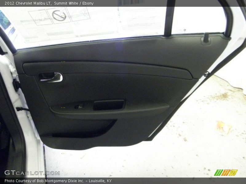 Summit White / Ebony 2012 Chevrolet Malibu LT