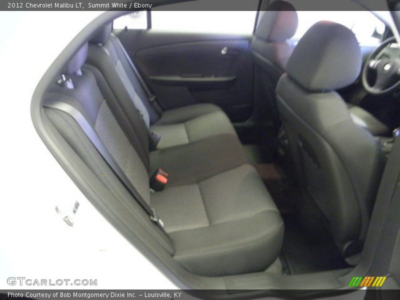 Summit White / Ebony 2012 Chevrolet Malibu LT