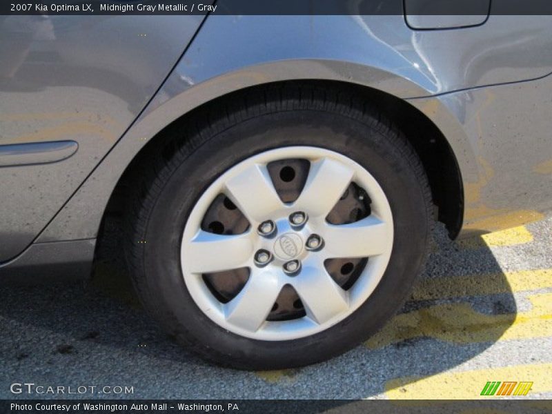 Midnight Gray Metallic / Gray 2007 Kia Optima LX