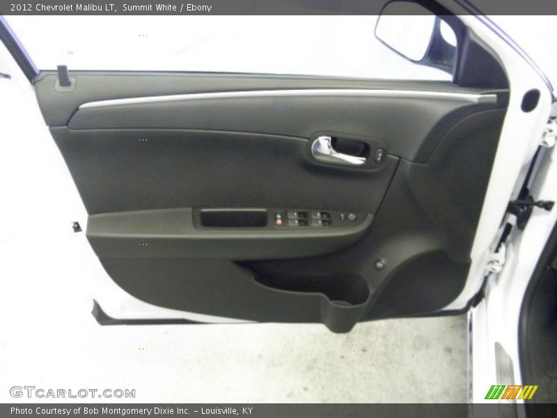 Summit White / Ebony 2012 Chevrolet Malibu LT