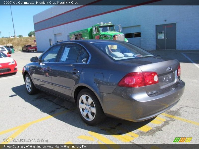 Midnight Gray Metallic / Gray 2007 Kia Optima LX