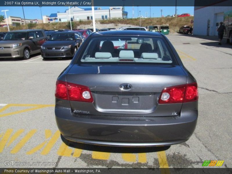Midnight Gray Metallic / Gray 2007 Kia Optima LX