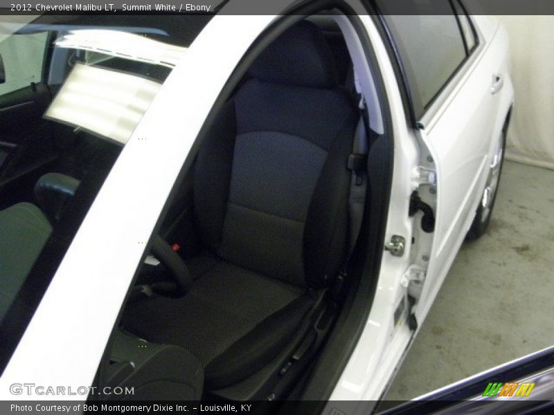 Summit White / Ebony 2012 Chevrolet Malibu LT
