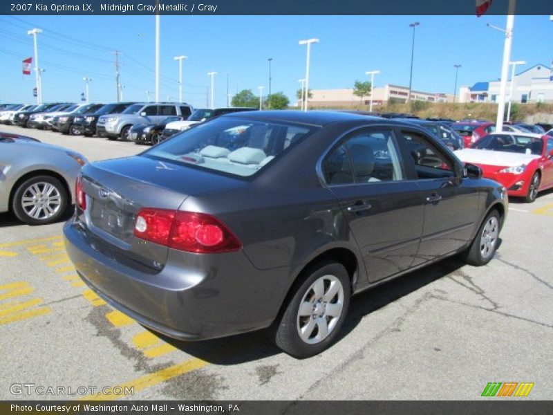 Midnight Gray Metallic / Gray 2007 Kia Optima LX