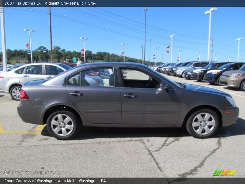 Midnight Gray Metallic / Gray 2007 Kia Optima LX