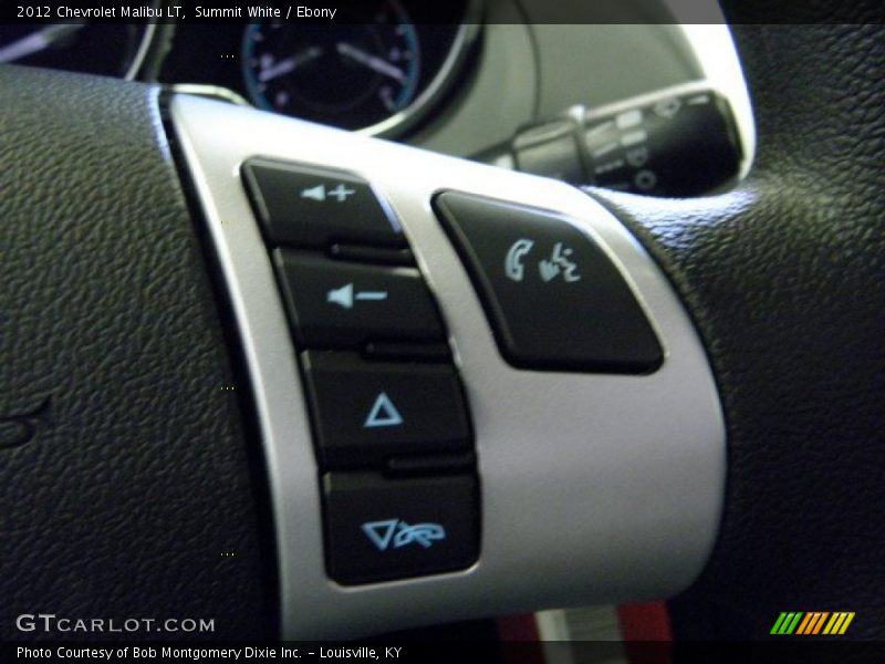Summit White / Ebony 2012 Chevrolet Malibu LT