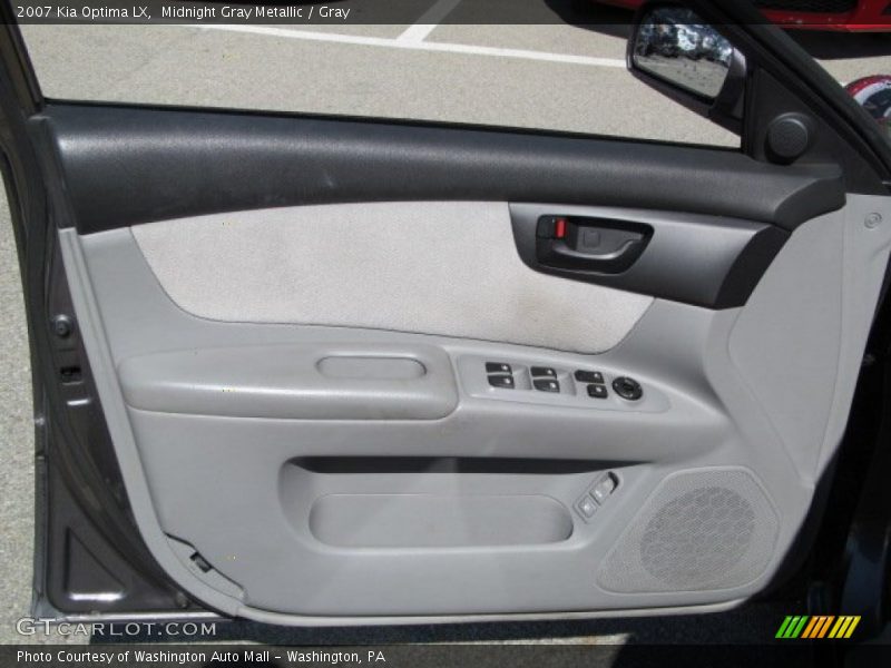 Midnight Gray Metallic / Gray 2007 Kia Optima LX
