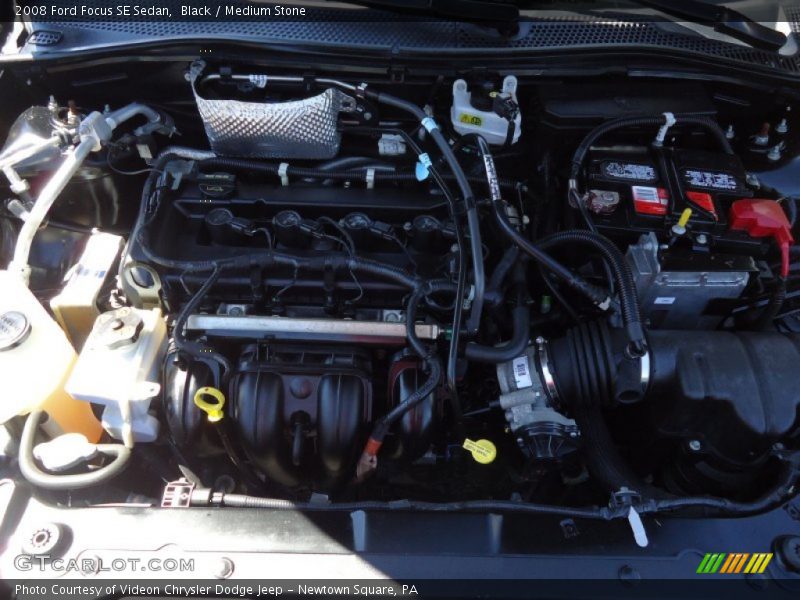 Black / Medium Stone 2008 Ford Focus SE Sedan