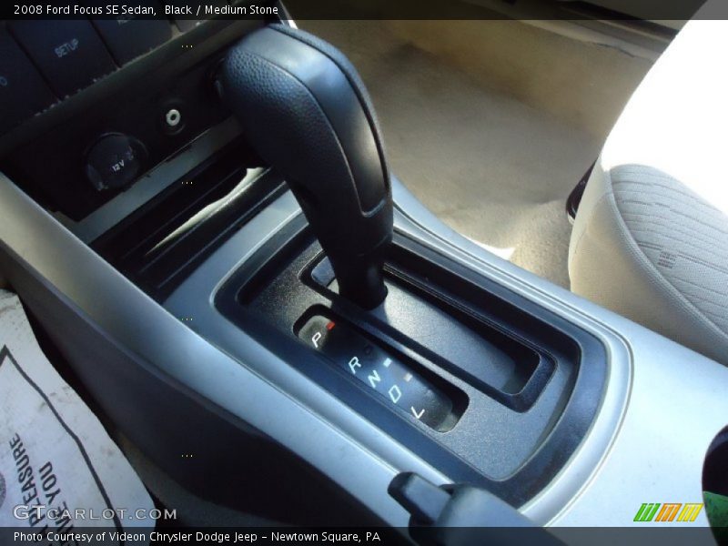 Black / Medium Stone 2008 Ford Focus SE Sedan