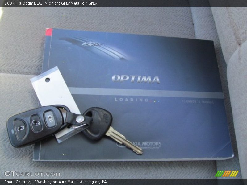 Midnight Gray Metallic / Gray 2007 Kia Optima LX