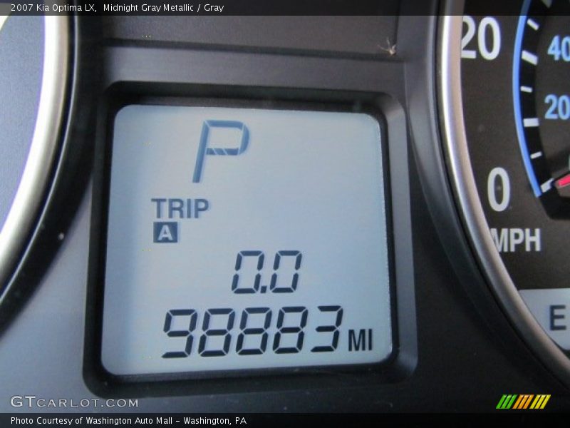 Midnight Gray Metallic / Gray 2007 Kia Optima LX