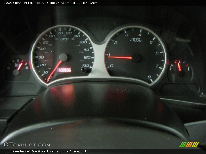 Galaxy Silver Metallic / Light Gray 2005 Chevrolet Equinox LS