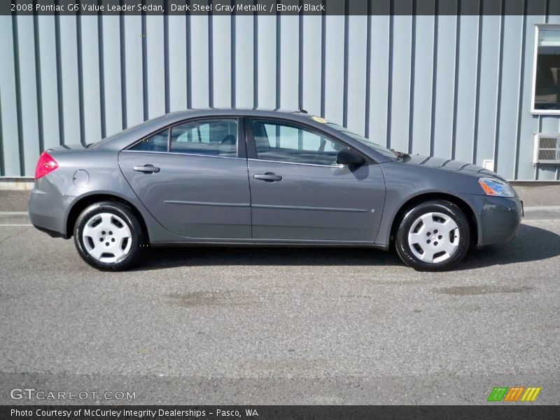 Dark Steel Gray Metallic / Ebony Black 2008 Pontiac G6 Value Leader Sedan